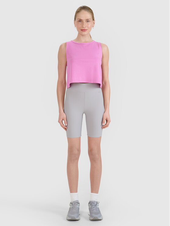 4F 4F Szorty sportowe MIDSHOP TEXTILE Szary Slim Fit