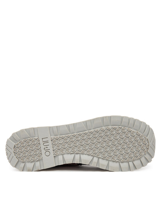 Liu Jo Liu Jo Sneakersy Maxi Wonder Glitter 01 BF5009 TX007 Srebrny