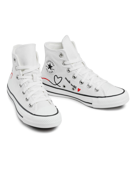 Converse Sneakers Ctas Hi Vintage Wh 171159C Blanc