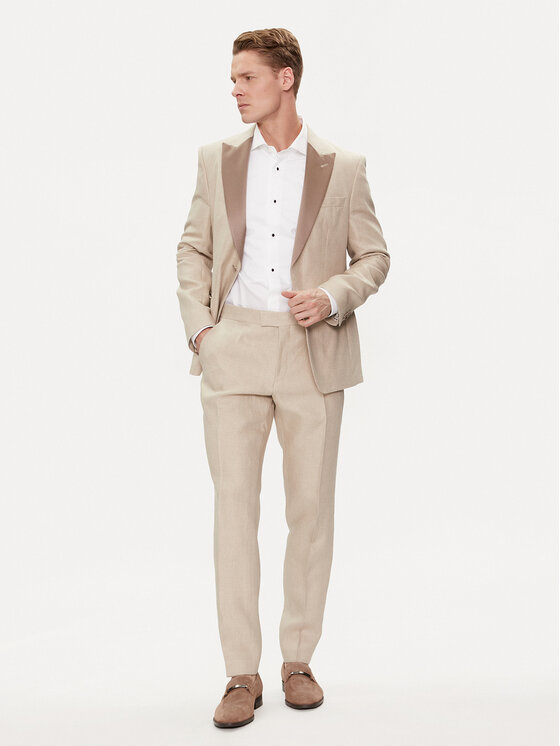 BOSS Boss Cămașă H-Hank 50512922 Alb Slim Fit
