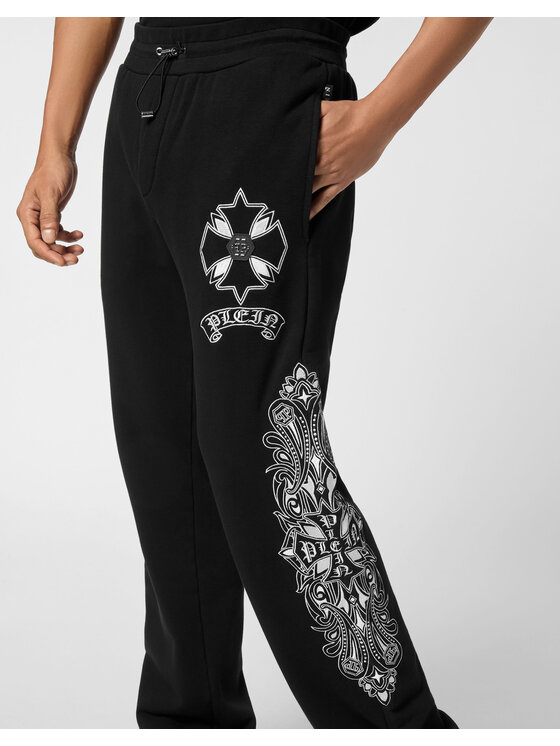 PHILIPP PLEIN PHILIPP PLEIN Spodnie dresowe 25987 Czarny Jogger Fit