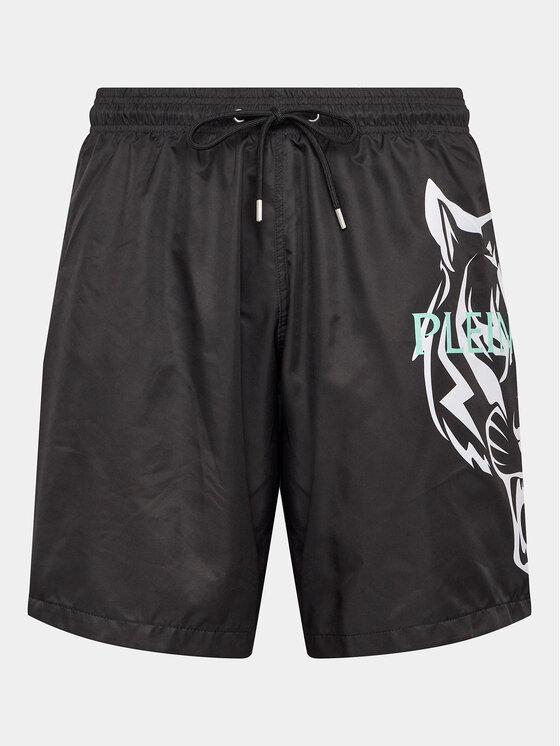 Plein Sport Plein Sport Pantaloncini da bagno Tiger SACC MMX0049 SXV005N Nero Regular Fit