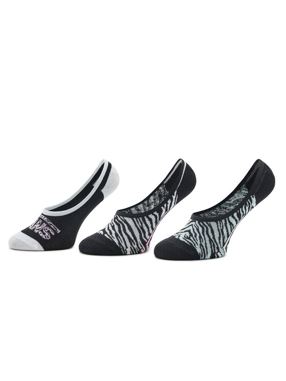 Set de 3 perechi de șosete scurte pentru copii Vans Zebra Daze Canoodle VN0007AXBR51 Colorat