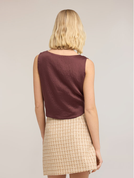 Motivi Motivi Blusa 2094Q002004N022 Marrone Regular Fit