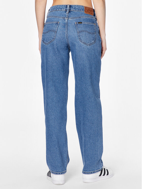 Lee Lee Jeansy Jane L34QHGC0 112328319 Niebieski Relaxed Fit