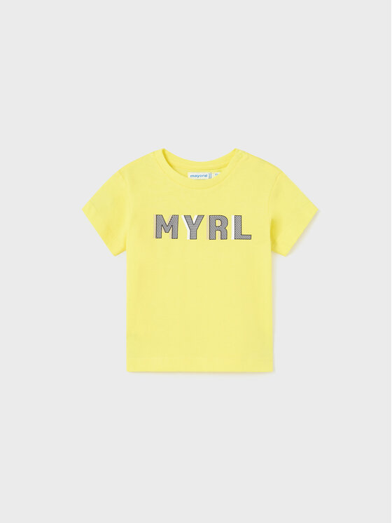 Mayoral Mayoral T-särk 106 Kollane Regular Fit