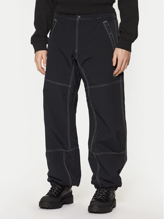 Quiksilver Snowboardové nohavice Live Wire EQYTP03211 Čierna Relaxed Fit