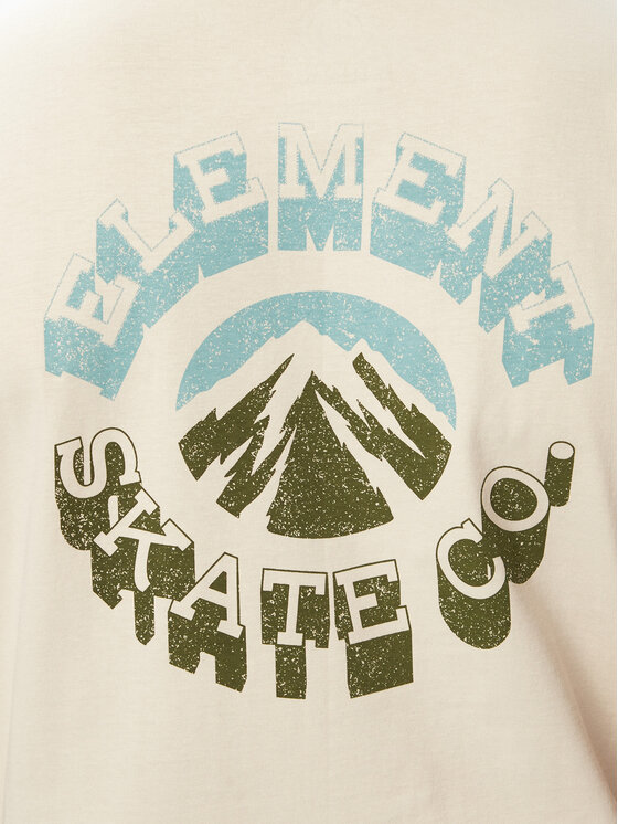 Element Element T-Shirt Ambition ELYZT00500 Světle béžová Regular Fit