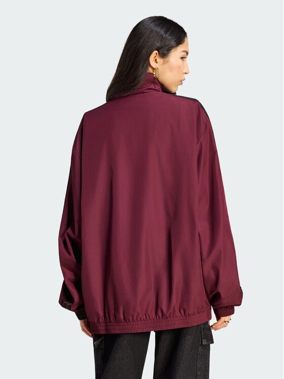 adidas adidas Bluza FIREBIRD ADILENIUM Bordowy Regular Fit