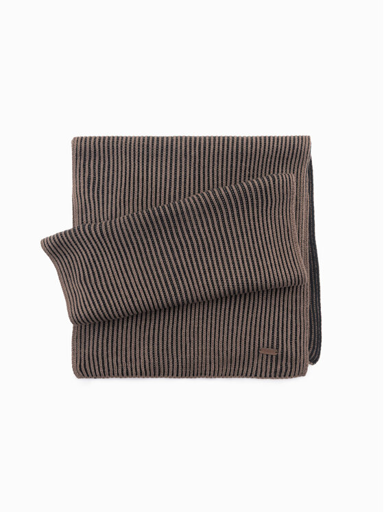Ombre Ombre Szalik OM-ACSF-0114 Brązowy