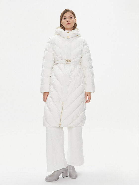 PINKO PINKO Demisezoninė striukė Computer 101601 A11M Balta Regular Fit