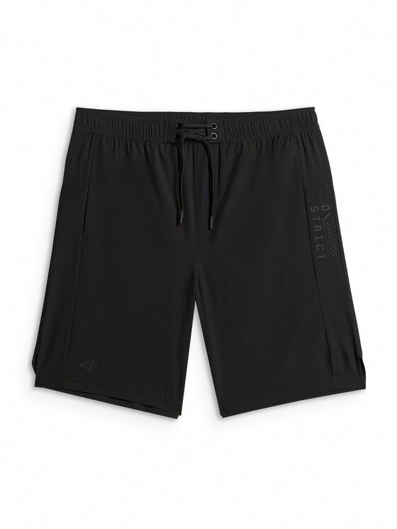 4F 4F Szorty kąpielowe BEACHWEAR Czarny Regular Fit