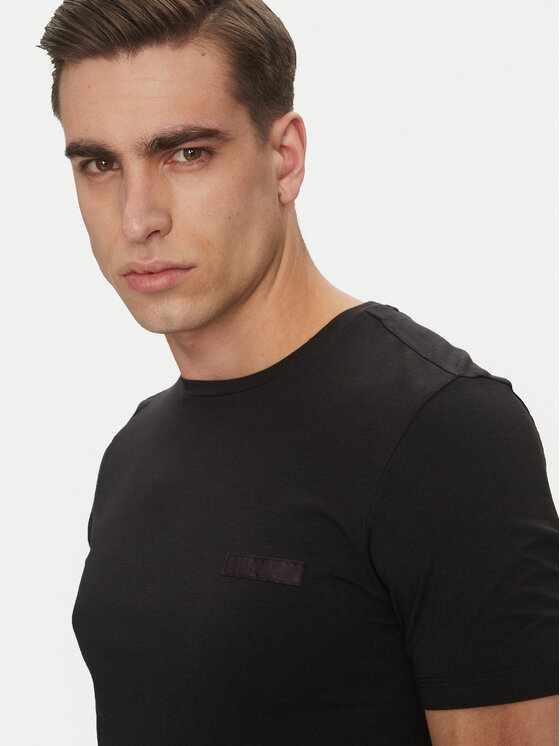 Guess Guess T-Shirt U5GM30 KCPZ1 Czarny Regular Fit