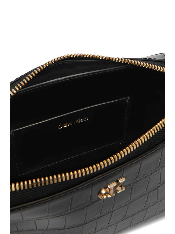 Calvin Klein Calvin Klein Soma Ck Croc Camera Bag LV04F3285G Melns