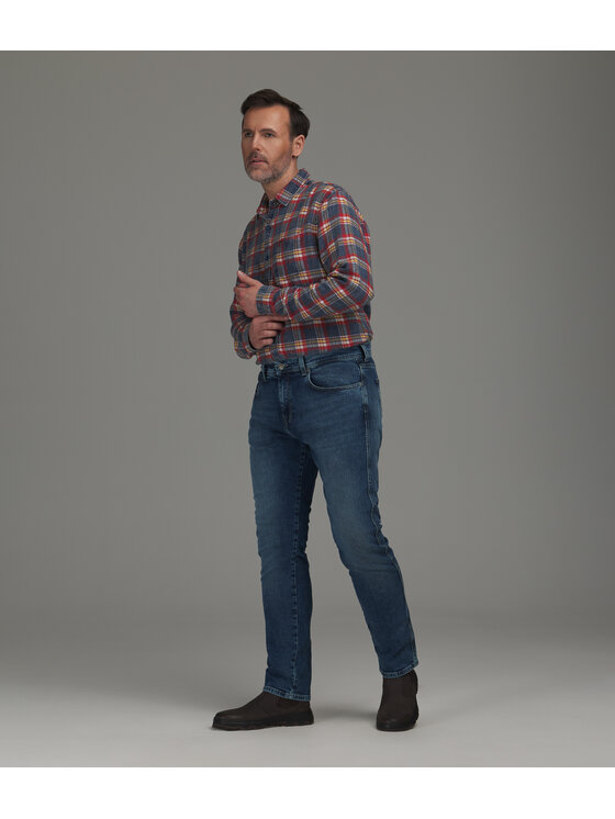 Lee Cooper Lee Cooper Jeansy LC7504 Niebieski Tapered Leg