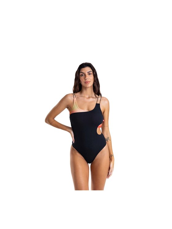 LaBellaMafia LaBellaMafia Strój kąpielowy BODYSUIT LUMINOUS BLACK Czarny