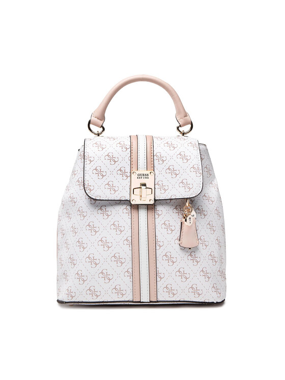 Guess Batoh Kasinta Flap Backpack HWSG84 05310 Bílá Modivo.cz