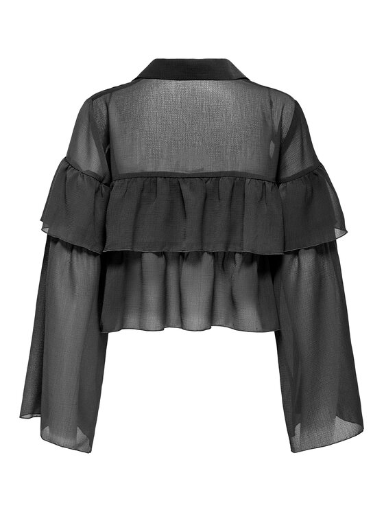ONLY ONLY Blúz Suzzi 15360661 Fekete Regular Fit