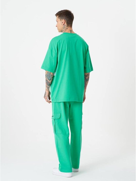 Machinist Machinist T-Shirt Koszulka Z Krótkim Rękawem Męska Oversize Zielona Machinist Sylvester XL Zielony Oversize