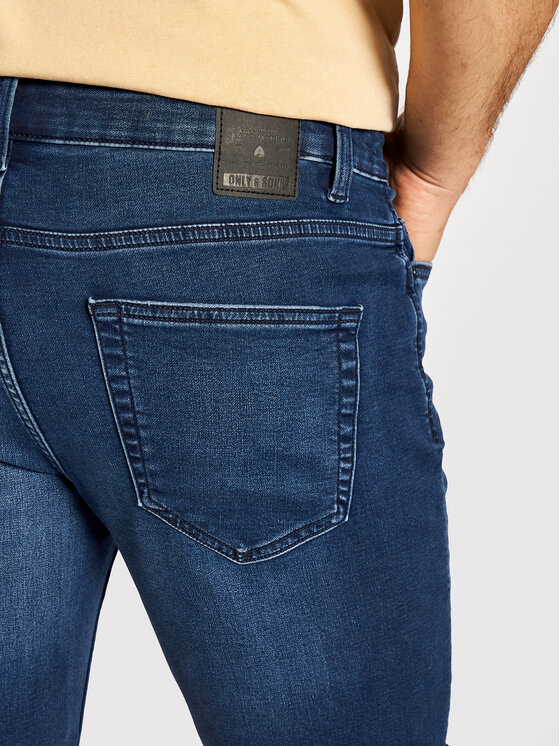 Only & Sons Only & Sons Джинсові шорти Ply 22018582 Cиній Regular Fit