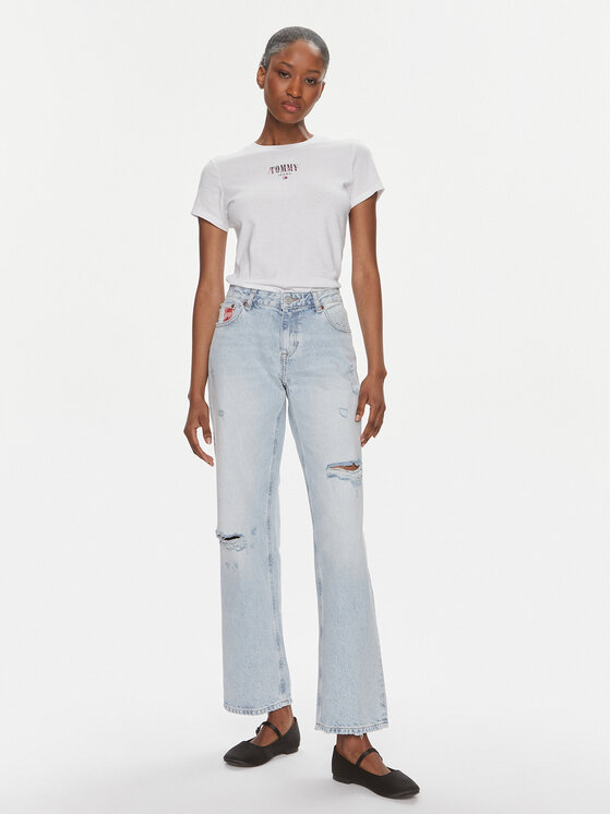 Tommy Jeans Tommy Jeans Jeansy Sophie DW0DW18111 Niebieski Straight Fit