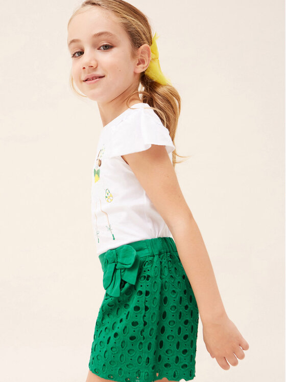 Pantaloncini di tessuto 3201 Verde