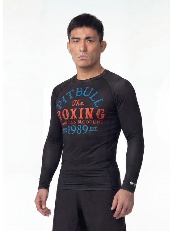 PITBULL PITBULL Koszulka techniczna CHAMPION BLOODLINE Czarny Regular Fit
