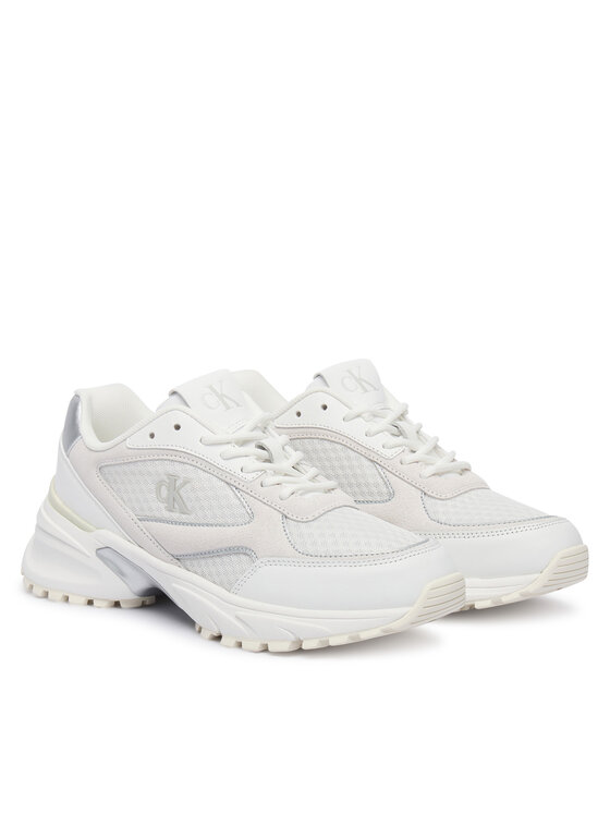 Calvin Klein Calvin Klein Snīkeri Hike Runner Mesh Mix Met Mg YW0YW02009 Balts
