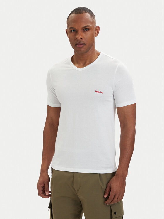 HUGO HUGO Súprava tričiek 50566316 Biela Regular Fit