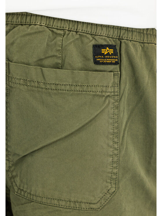Alpha Industries Alpha Industries Szorty Basic Cotton Short Zielony Regular Fit