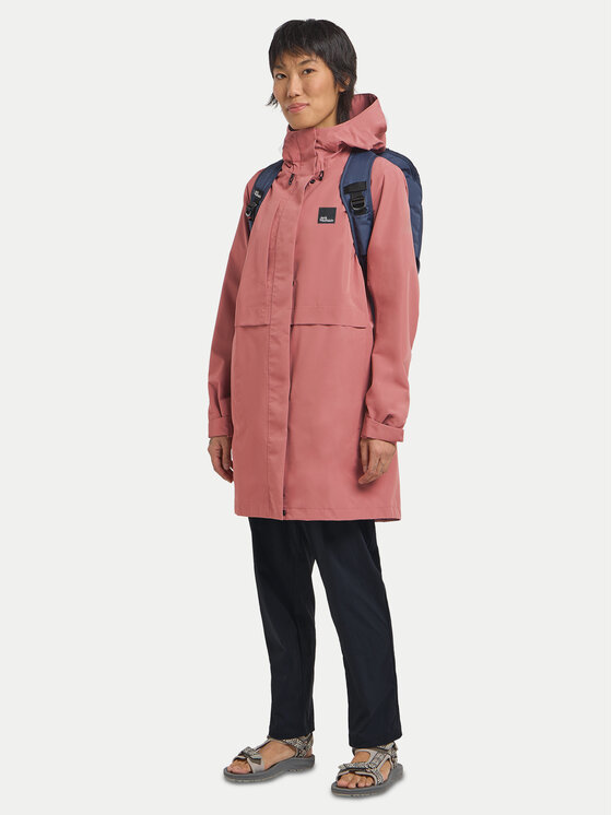 Jack Wolfskin Jack Wolfskin Parka Terraview 2l A63830 Ροζ Regular Fit