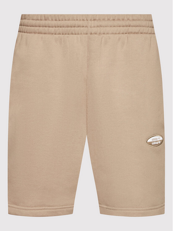 adidas adidas Спортивні шорти R.Y.V. Basic Essential HC9460 Бежевий Regular Fit