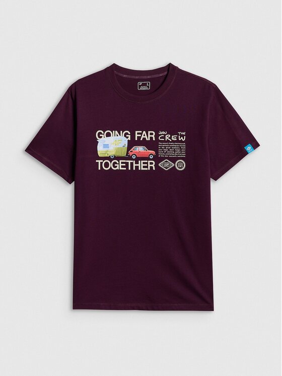 4F 4F T-shirt 4FRSS26TTSHM3810-50S Viola Regular Fit