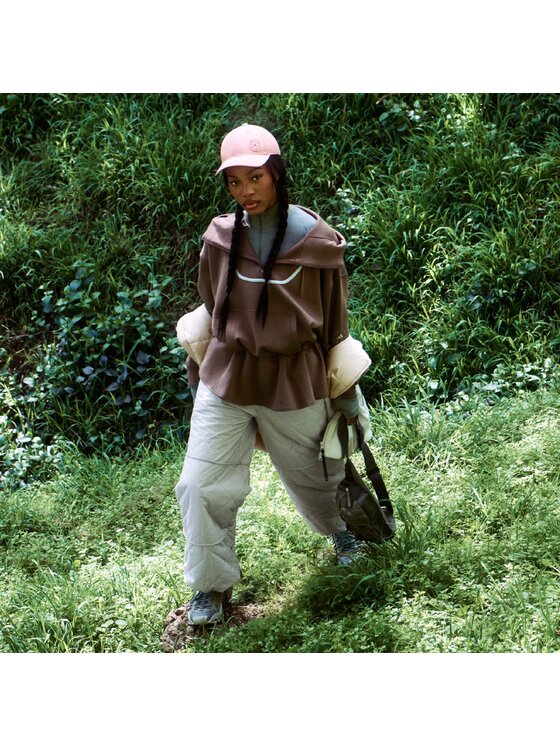 adidas by Stella McCartney adidas by Stella McCartney Bluza techniczna 157123 Brązowy Loose Fit