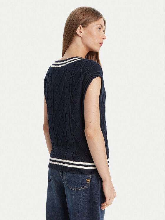 Guess Guess Sweter V5GR00 Z3FB1 Granatowy Classic Fit