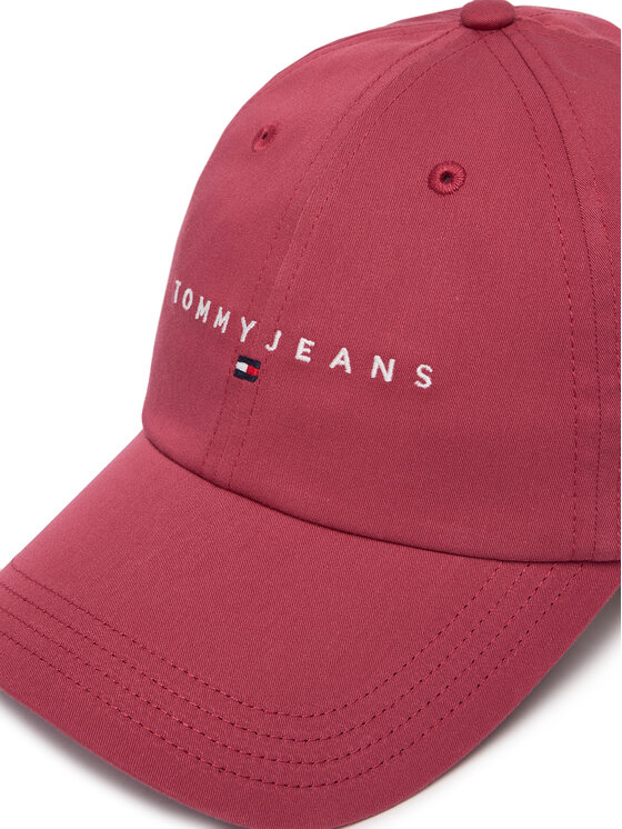 Tommy Jeans Tommy Jeans Καπέλο Jockey Tjw Linear Logo 6 Panel Cap AW0AW16868 Κόκκινο