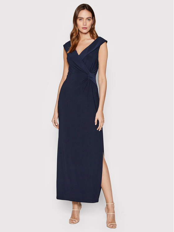 Lauren Ralph Lauren Rochie de seară 253863940002 Bleumarin Regular Fit 253863940002 imagine noua