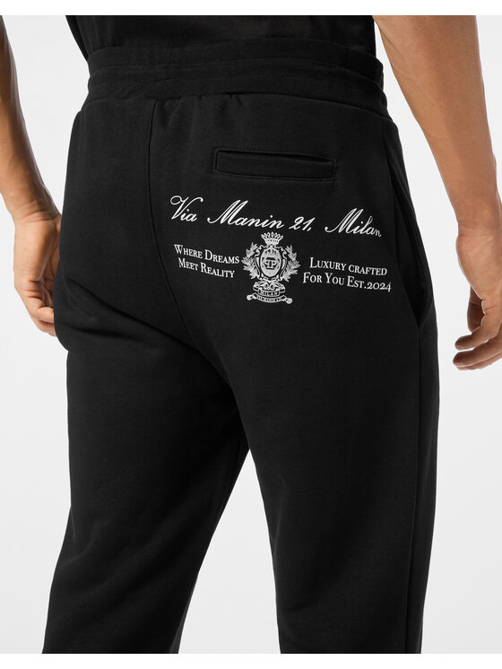 PHILIPP PLEIN PHILIPP PLEIN Spodnie dresowe 25979 Czarny Jogger Fit