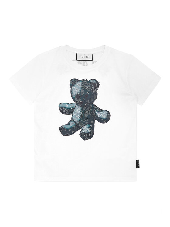 PHILIPP PLEIN PHILIPP PLEIN T-Shirt 22735 Biały Regular Fit