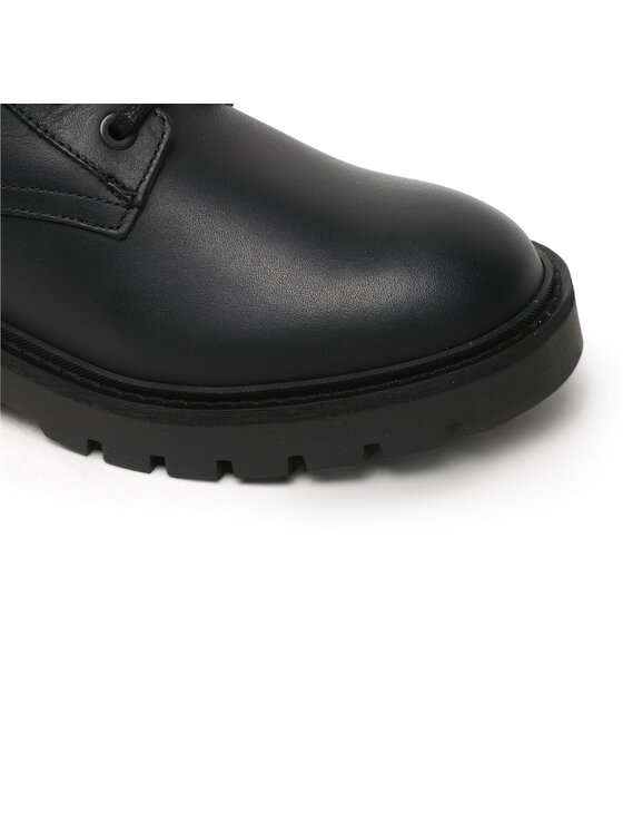Calvin Klein Jeans Calvin Klein Jeans Μποτάκια Combat Mid Laceup Zip Wn YW0YW01035 Μαύρο