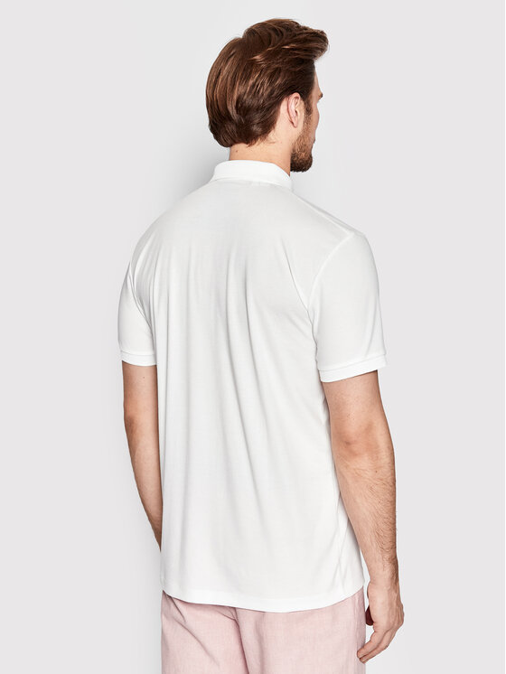 Selected Homme Selected Homme Polo Fave 16079026 Bianco Regular Fit