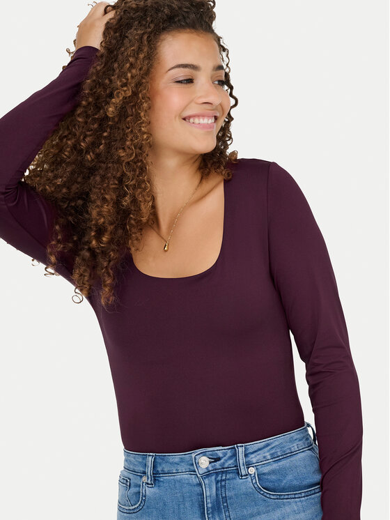 ONLY ONLY Palaidinė Lea 15302647 Violetinė Slim Fit
