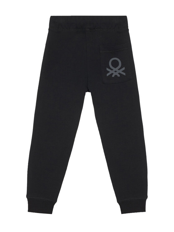United Colors Of Benetton United Colors Of Benetton Pantaloni da tuta 3J68CF058 Nero Regular Fit