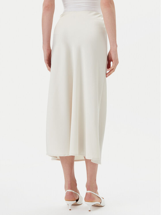 YAS YAS Trapézová sukně Pella 26030737 Béžová Regular Fit
