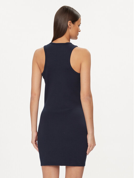 Tommy Jeans Tommy Jeans Rochie de vară Lala DW0DW17934 Bleumarin Slim Fit