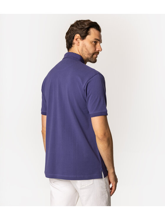 Lee Cooper Lee Cooper Polo TOMO 5055 Fioletowy Regular Fit