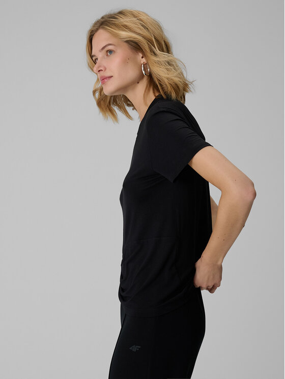 4F 4F T-Shirt SPORT OFFICE Czarny Regular Fit