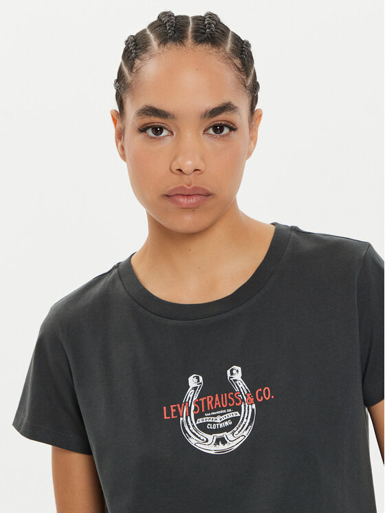 Levi's® Levi's® T-krekls Graphic A8804-0027 Melns Boxy Fit