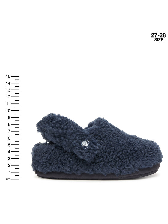 Crocs Crocs Papuče Toddler Classic Cozzzy Slipper 210857 Tamnoplava