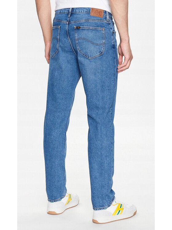 Lee Lee Jeansy West Niebieski Relaxed Fit